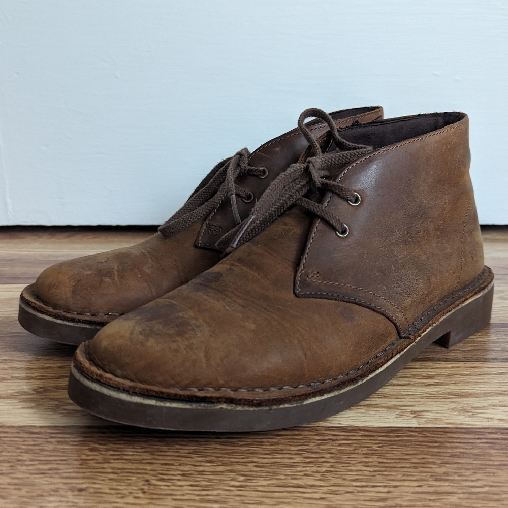 Clarks Bushacre Leather Shoes, Women's Size 8, EU 39